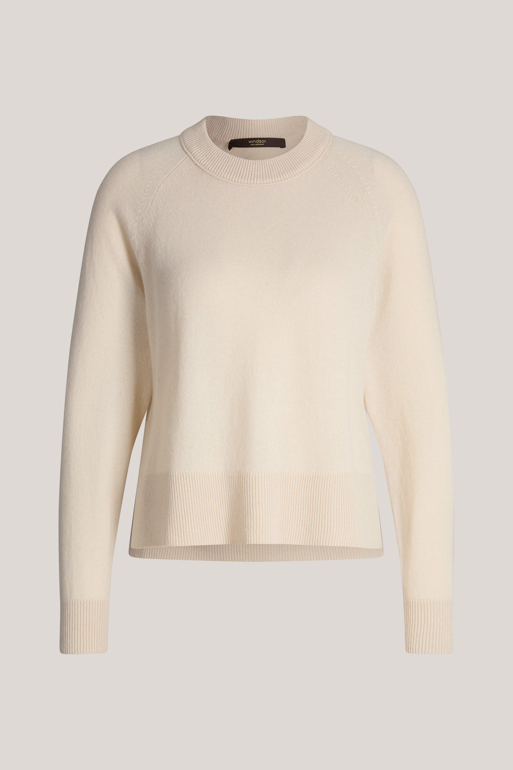 Кашмирен пуловер в екрю - Windsor