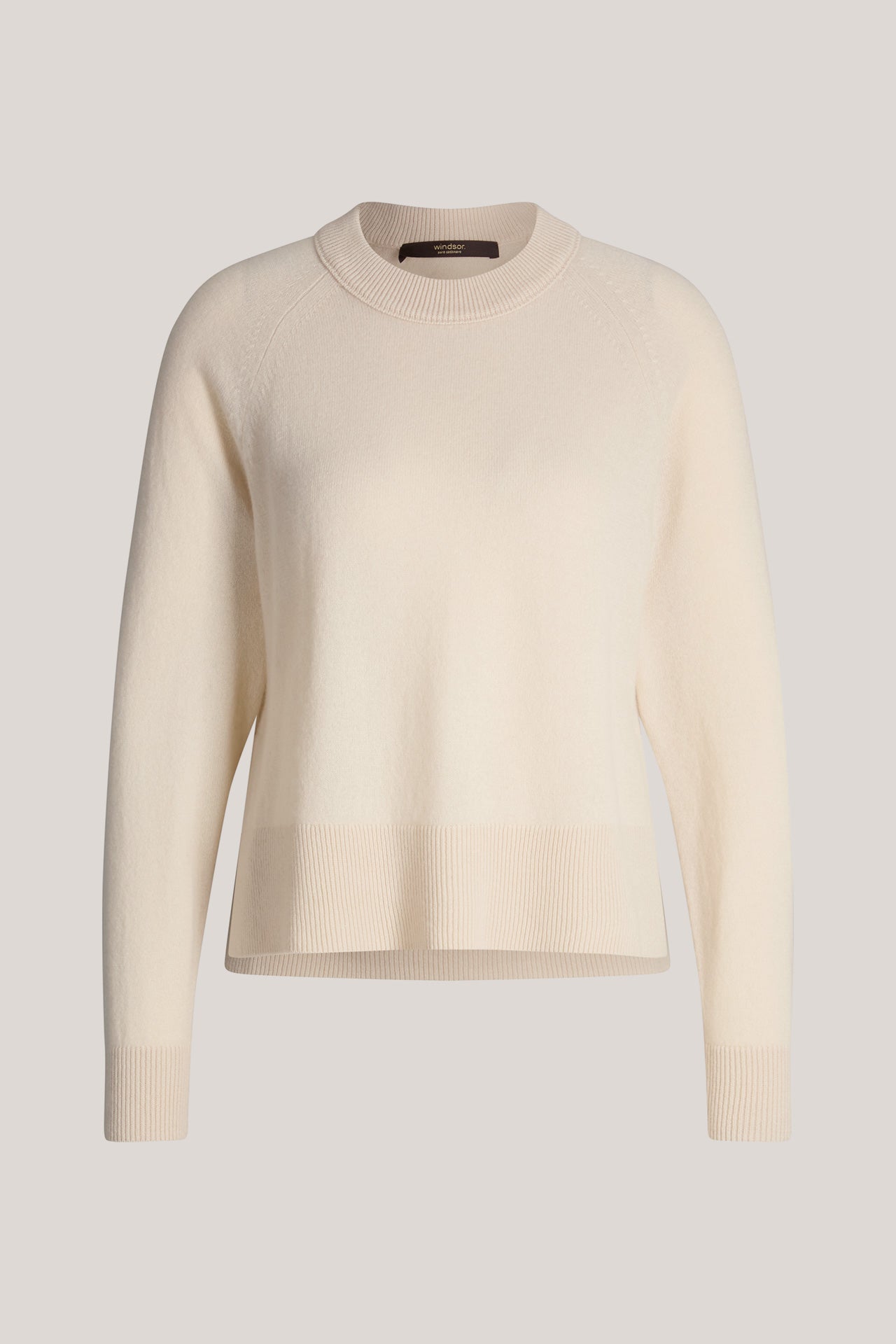 Кашмирен пуловер в екрю - Windsor