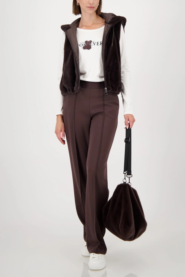 Панталон с лента с надпис - Monari