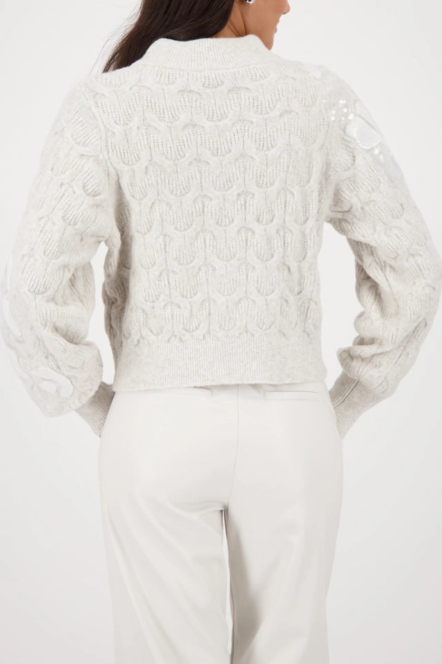 Пуловер с Плетка - Monari