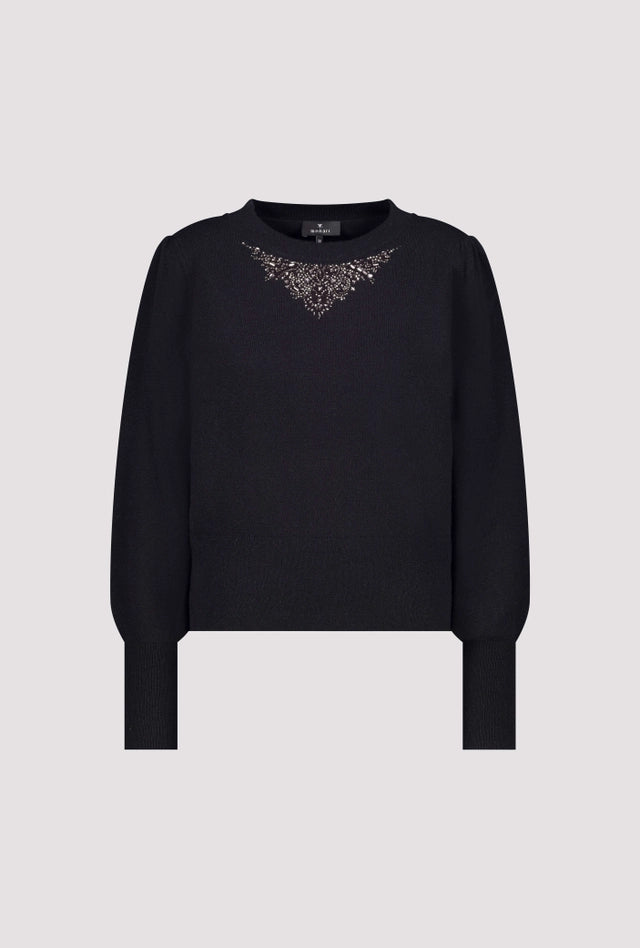 Пуловер с декорации - Monari