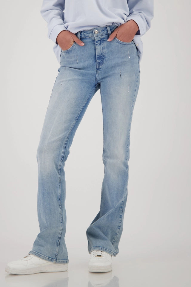 Дънки Тип BOOTCUT с Кристали - Monari