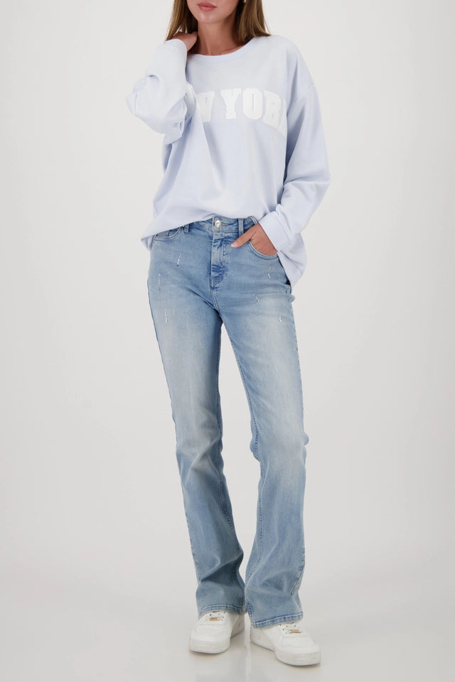 Дънки Тип BOOTCUT с Кристали - Monari