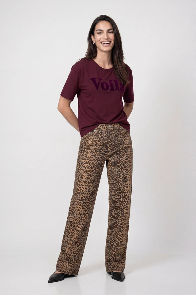 Т-шърт с надпис - Monari