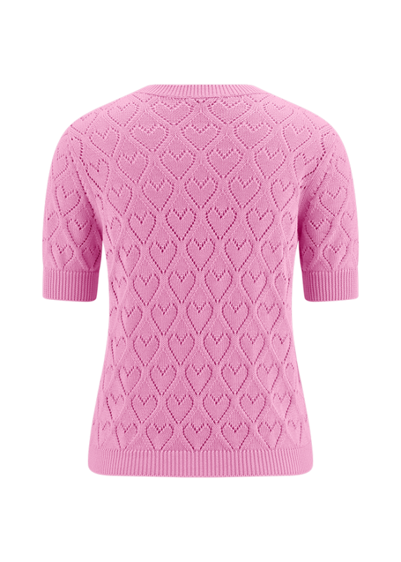 Пуловер със сърцевидни ажурни мотиви - Riani