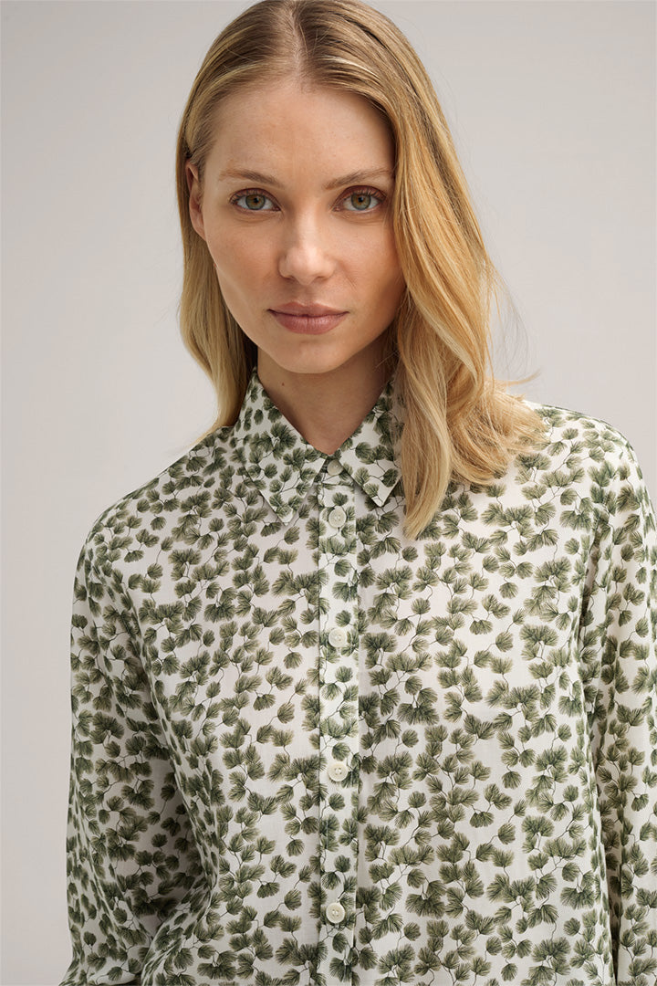 Риза с хармоничен принтов дизайн - Windsor