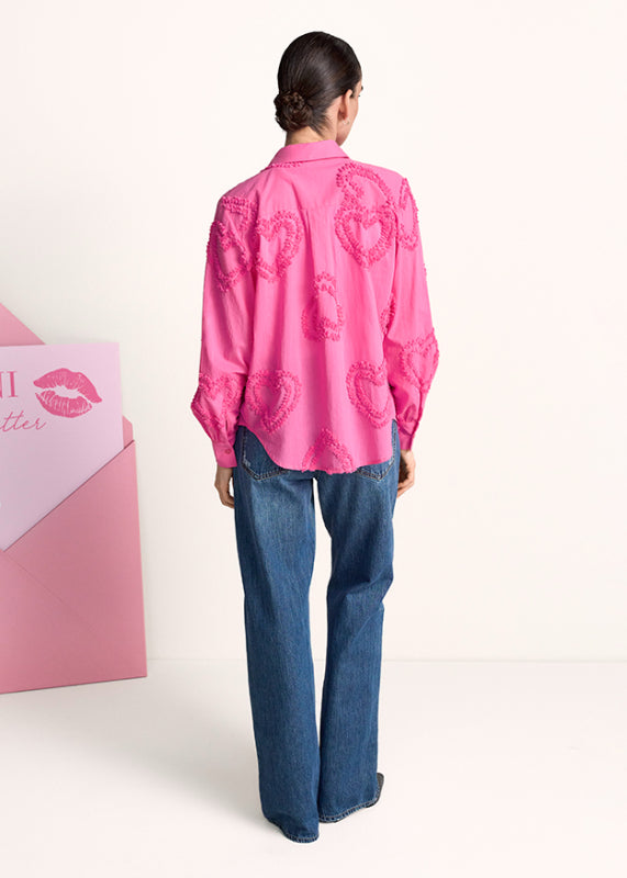 Риза със сърца - Riani