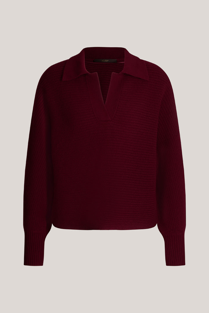 Пуловер с V-образно деколте - Windsor