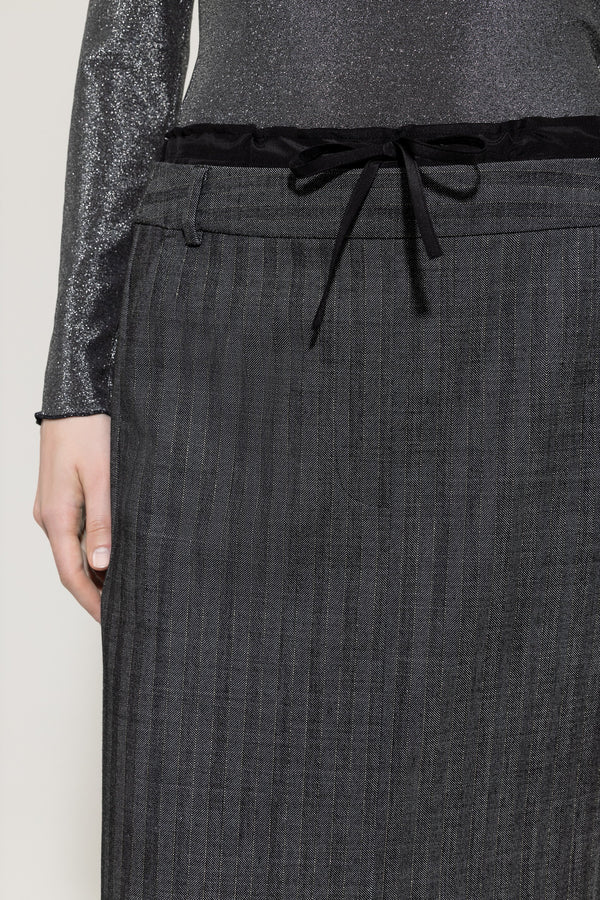 Пола тип молив с пинстрипа (тънко райе) - Luisa Cerano