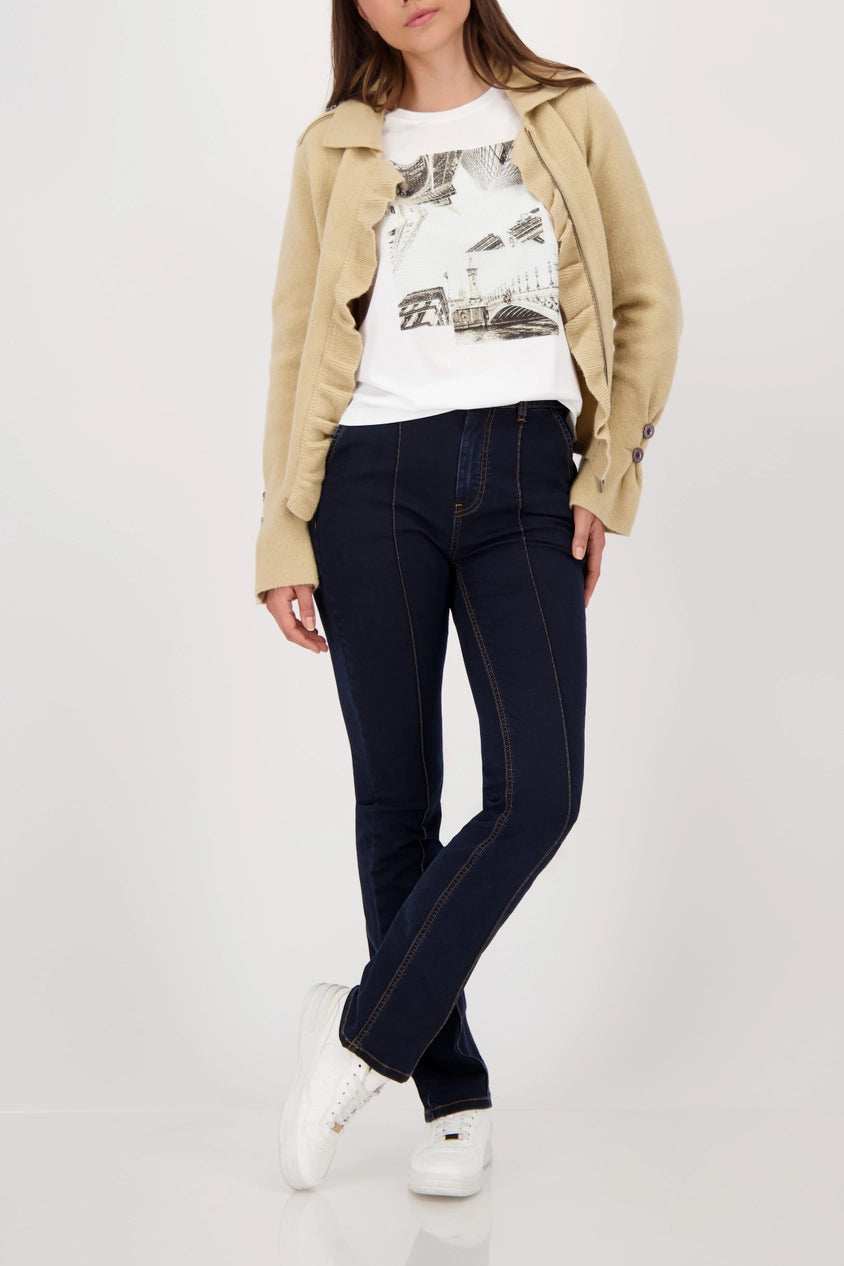 Блуза С Принт „Paris“ - Monari