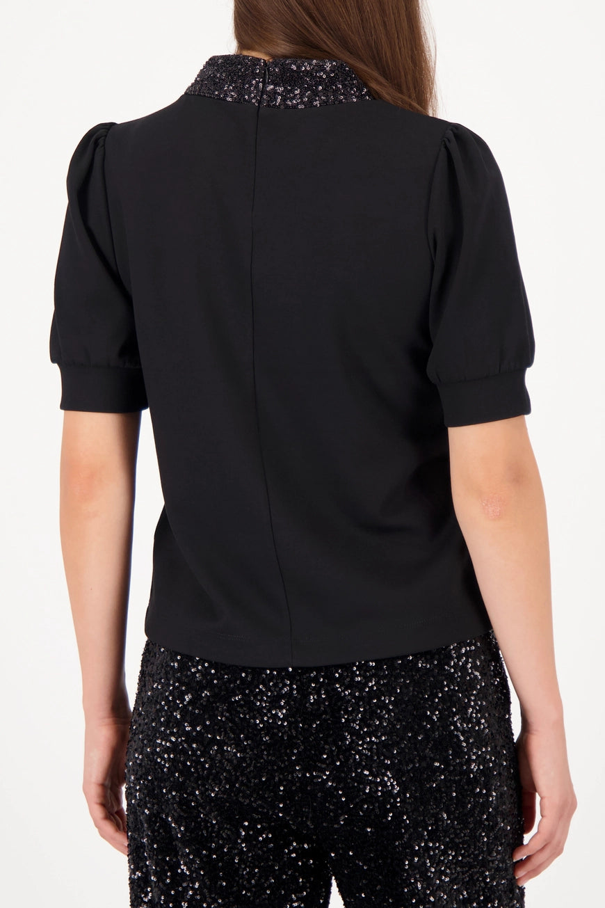 Блуза с Пайетена Яка - Monari