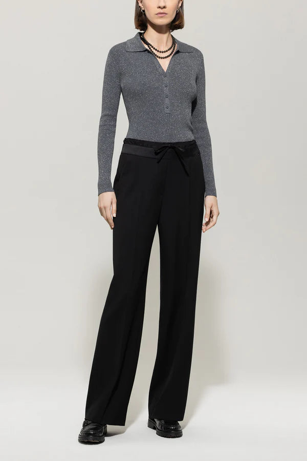 Пуловер от вълнена смес - Luisa Cerano