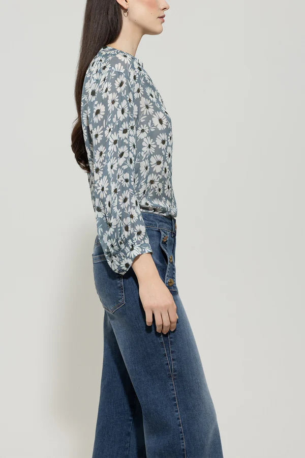 Блуза със Smart-Flower принт - Luisa Cerano