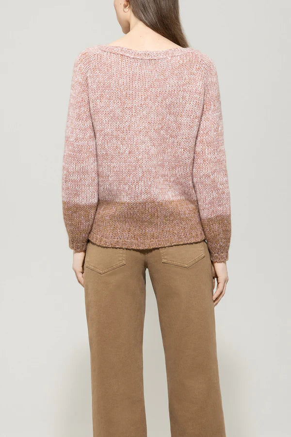 Пуловер едра плетка - Luisa Cerano