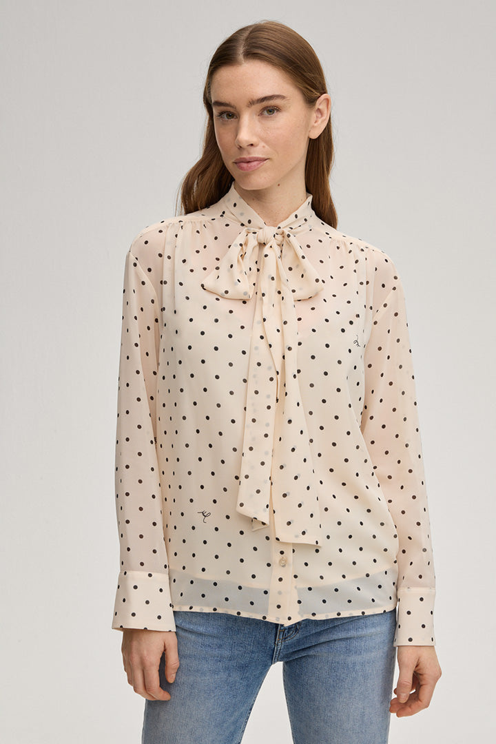 Риза с елегантен дизайн на точки - JOOP!