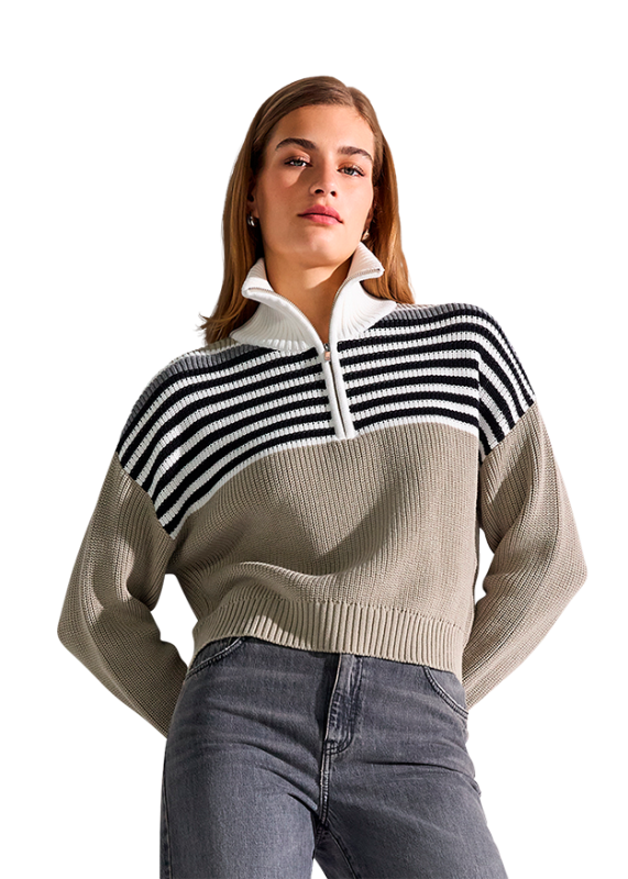 Памучен пуловер - Riani