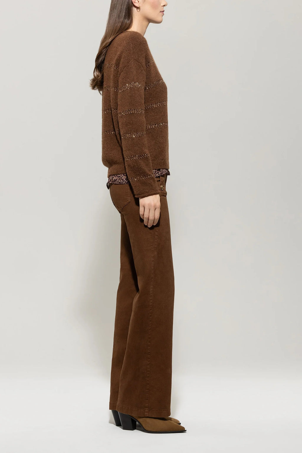 Разкроени Туил Дънки - Luisa Cerano