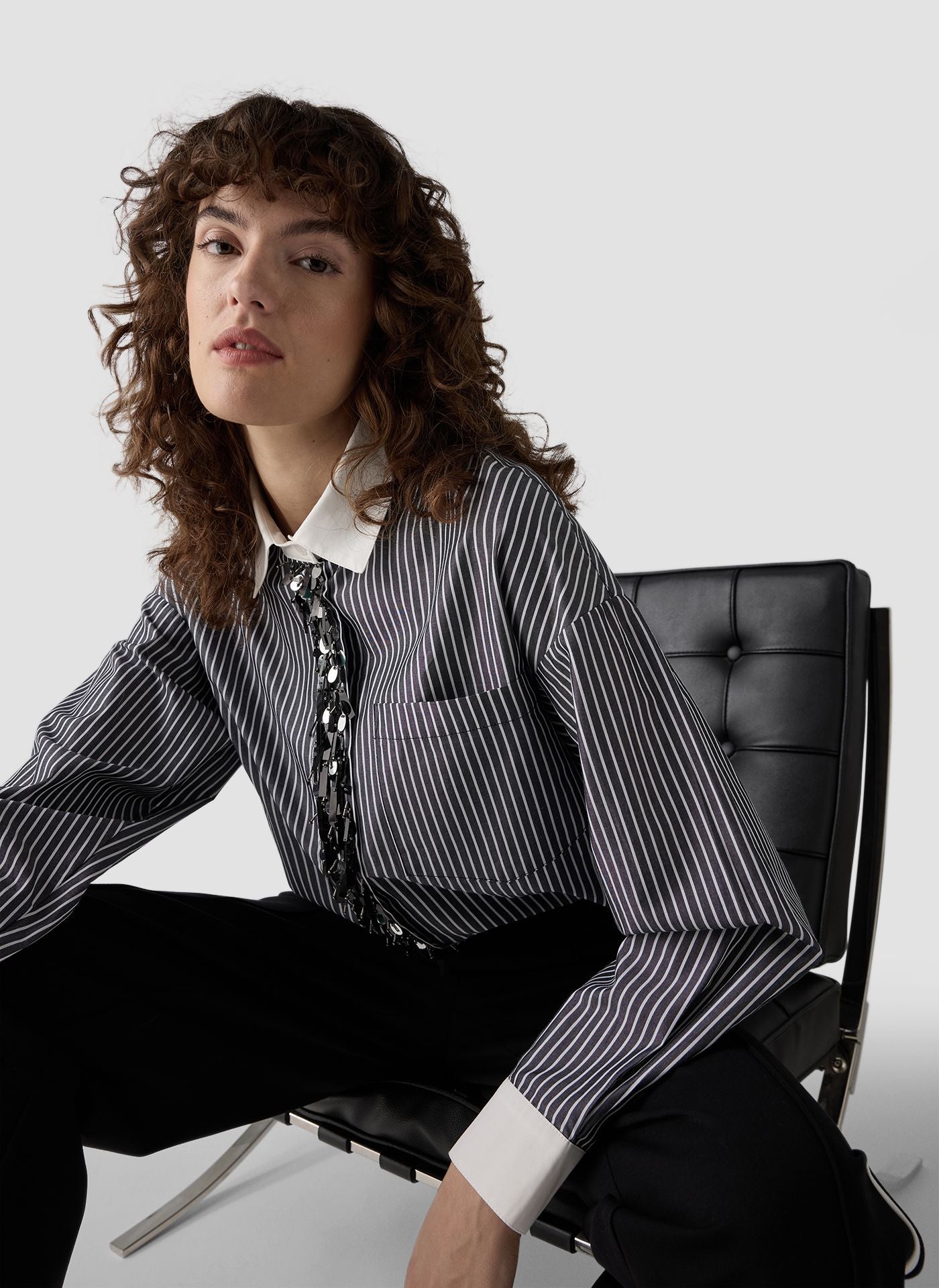 Риза с Райета и Декоративна Лента - Le Comte