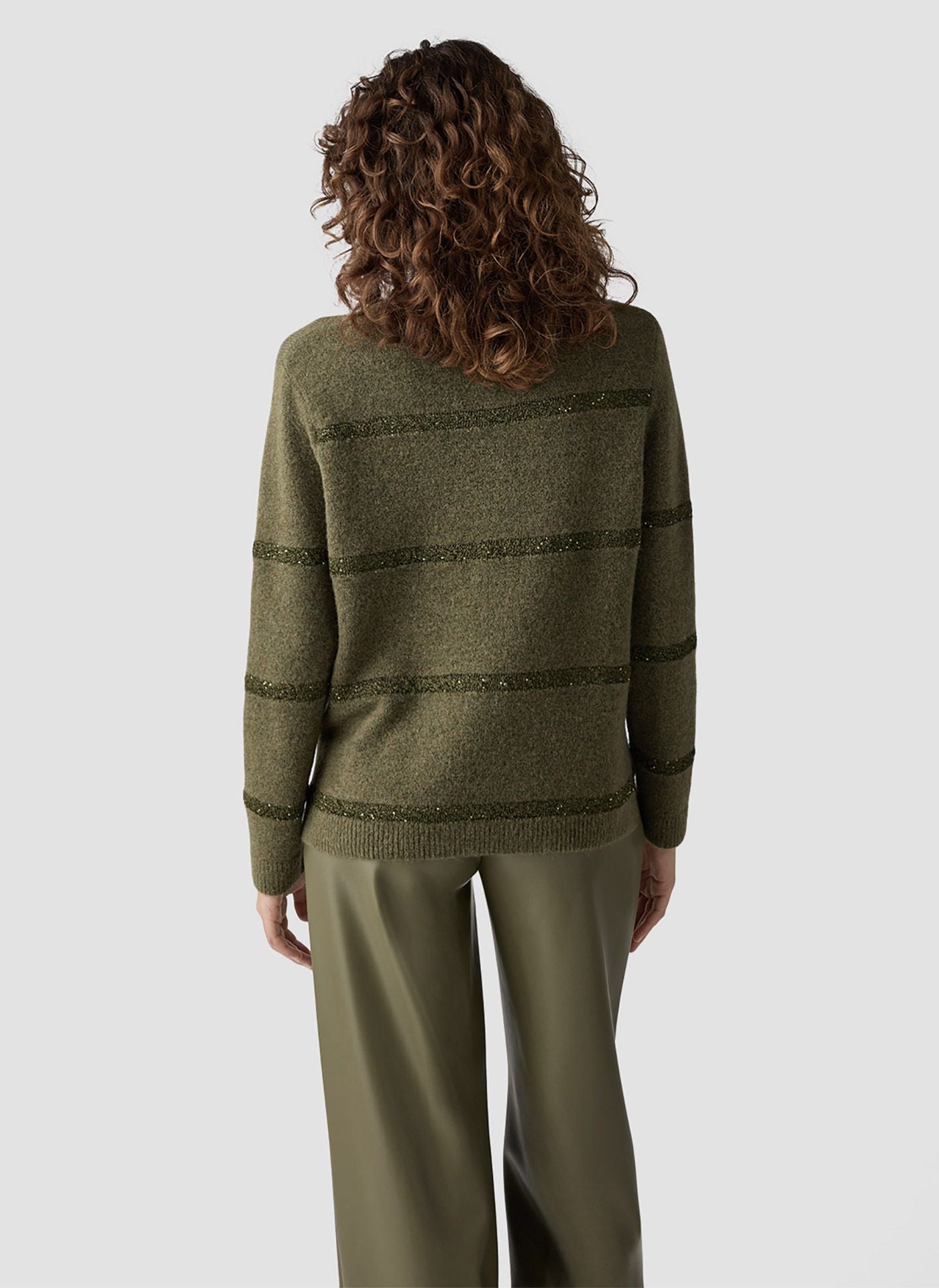 Вълнен Пуловер с Блестяща Прежда - Le Comte