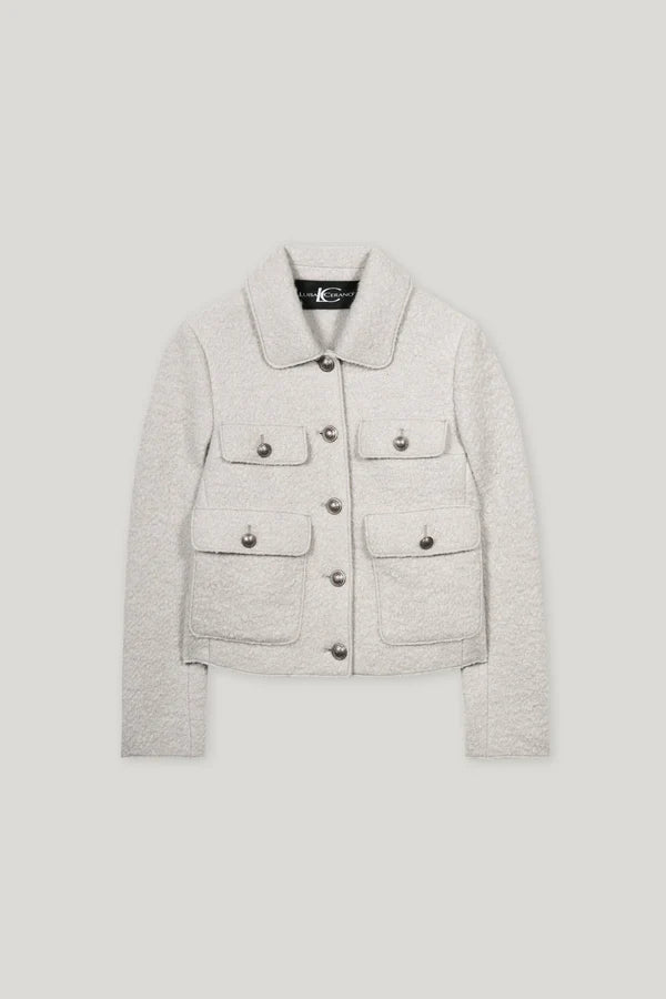 Вълнено сако в екрю - Luisa Cerano