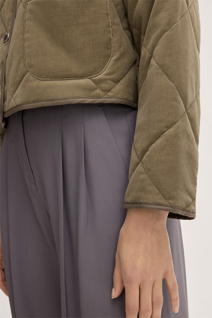 Яке в маслинено зелено - Windsor