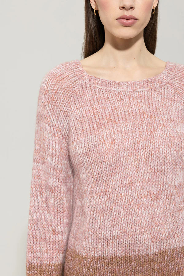 Пуловер едра плетка - Luisa Cerano