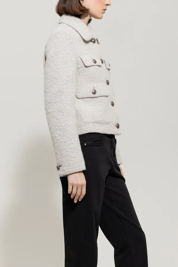 Вълнено сако в екрю - Luisa Cerano