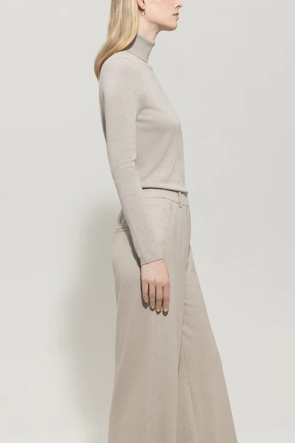 Поло пуловер от вълнена смес - Luisa Cerano