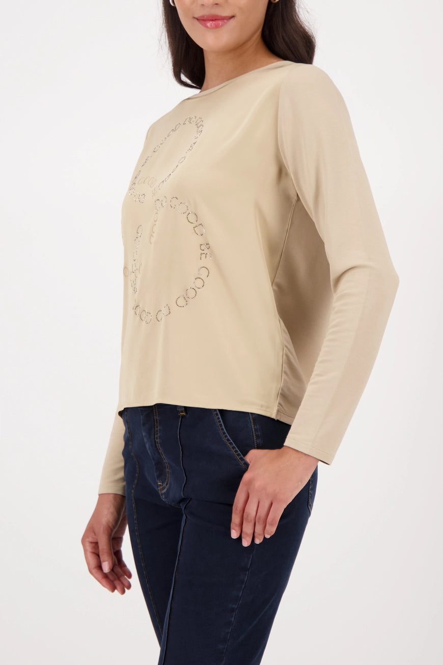 Блуза със Сатенен Ефект - Monari