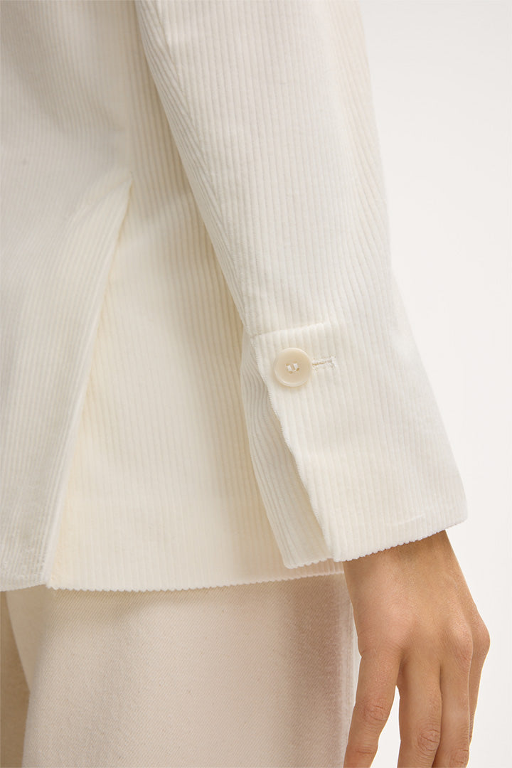 Сако от кадифе в цвят екрю - Windsor