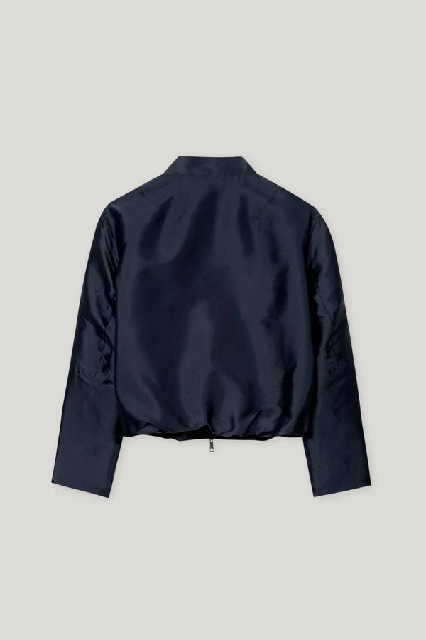 Бомбър яке от фин микс с коприна - Luisa Cerano