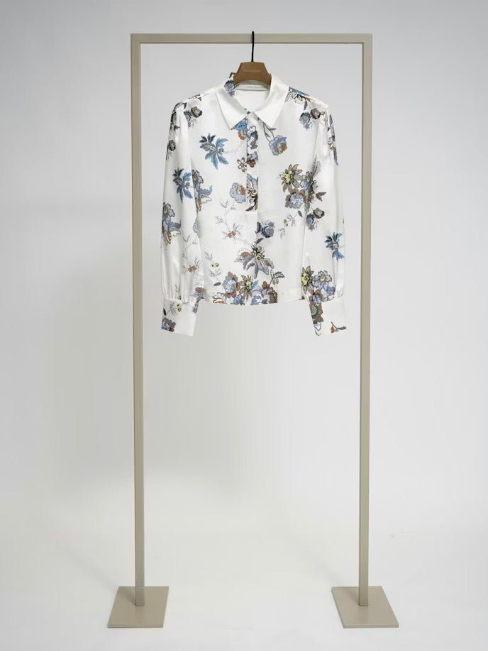 Риза с флорален принт - Herzens