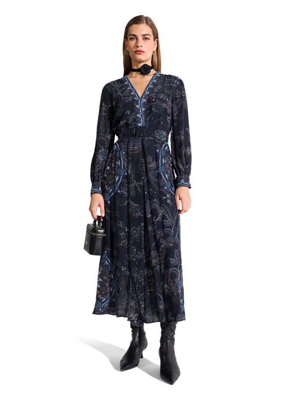 Рокля с изискан десен - Riani