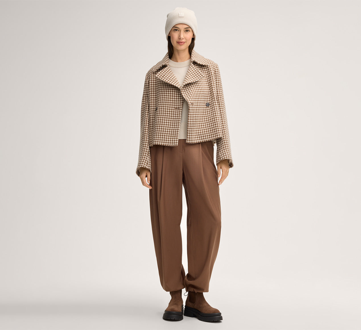 Вълнено двуредно яке - Windsor