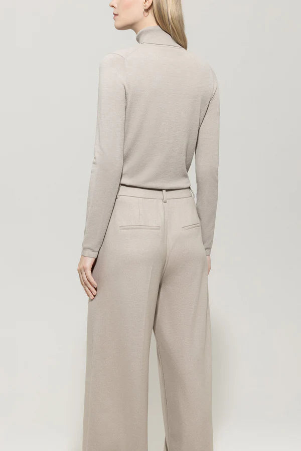 Поло пуловер от вълнена смес - Luisa Cerano