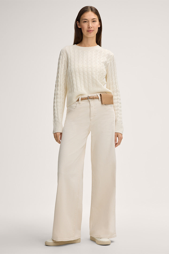 Петджобни паладжо дънки в кремав цвят - Windsor