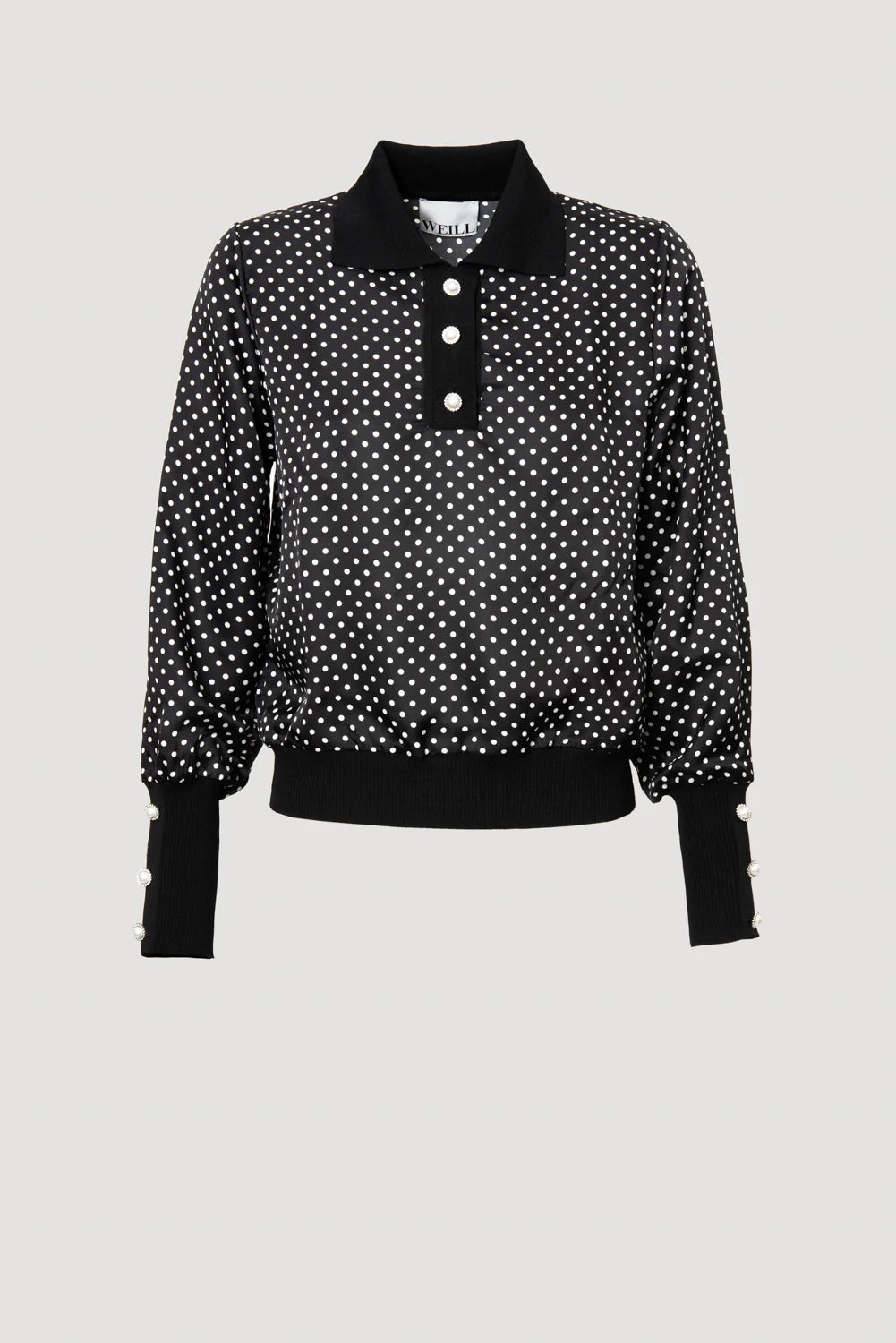 Риза - топ с поло яка - Weill