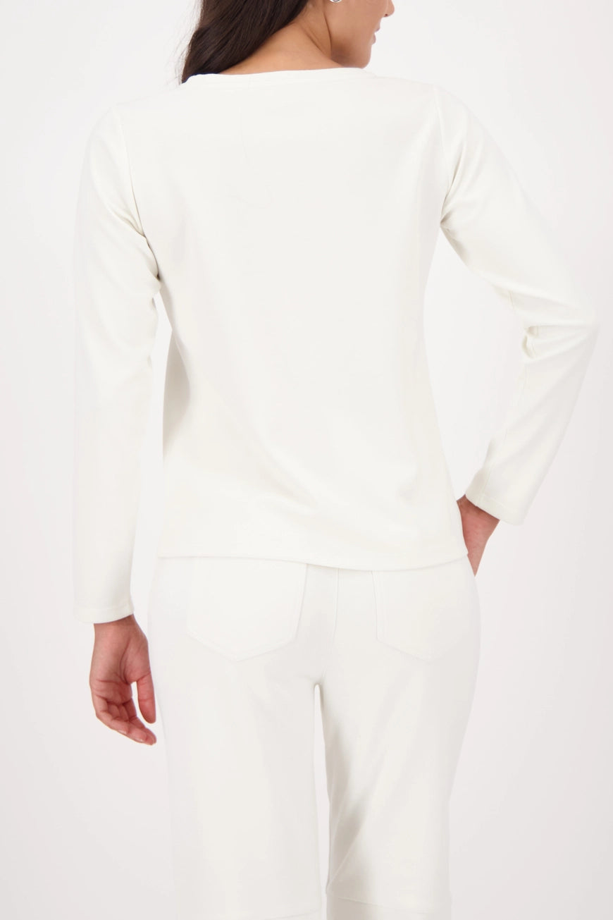 Блуза с Надпис от Кристали - Monari