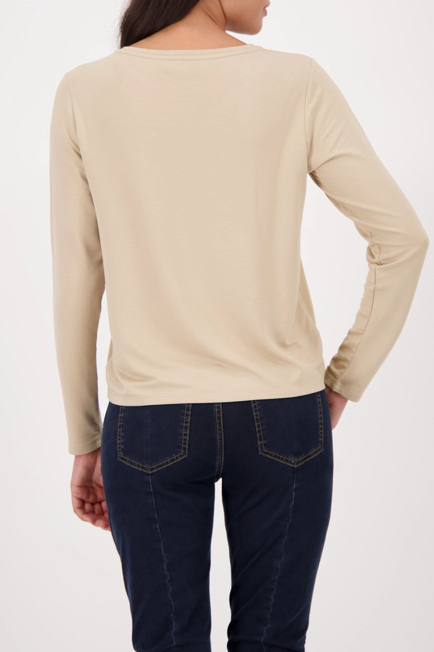 Блуза със Сатенен Ефект - Monari