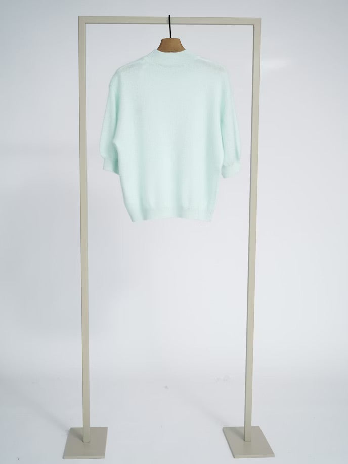 Кашмирен пуловер с къс ръкав - Herzens