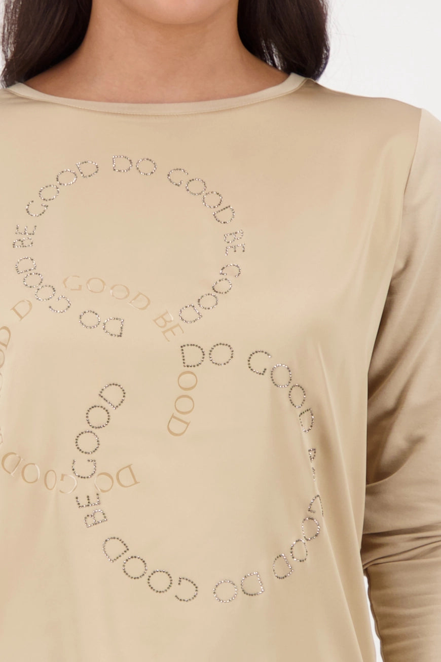 Блуза със Сатенен Ефект - Monari