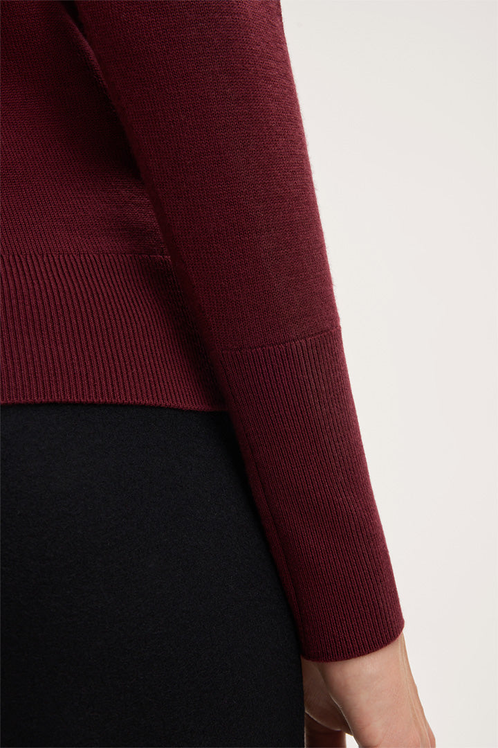 Вълнен пуловер поло - Windsor