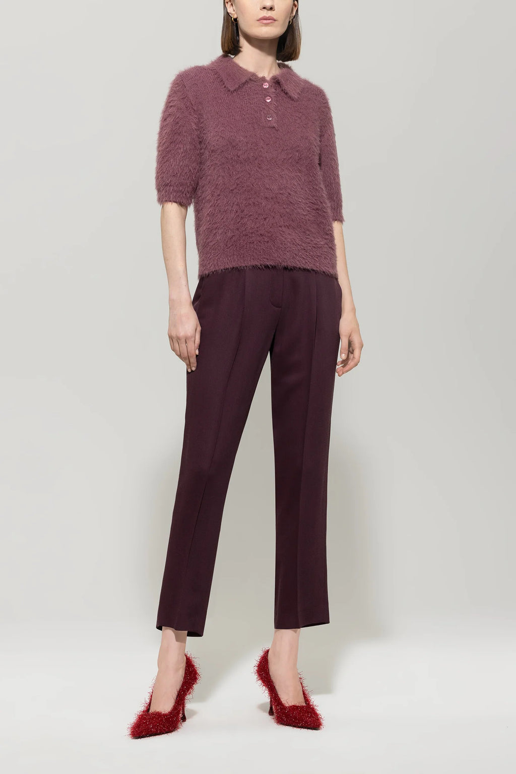 Поло с Ефект на Изкуствен Косъм - Luisa Cerano