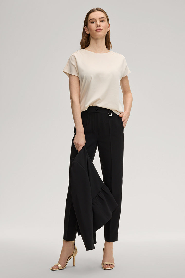 Т-шърт в цвят екрю - JOOP!