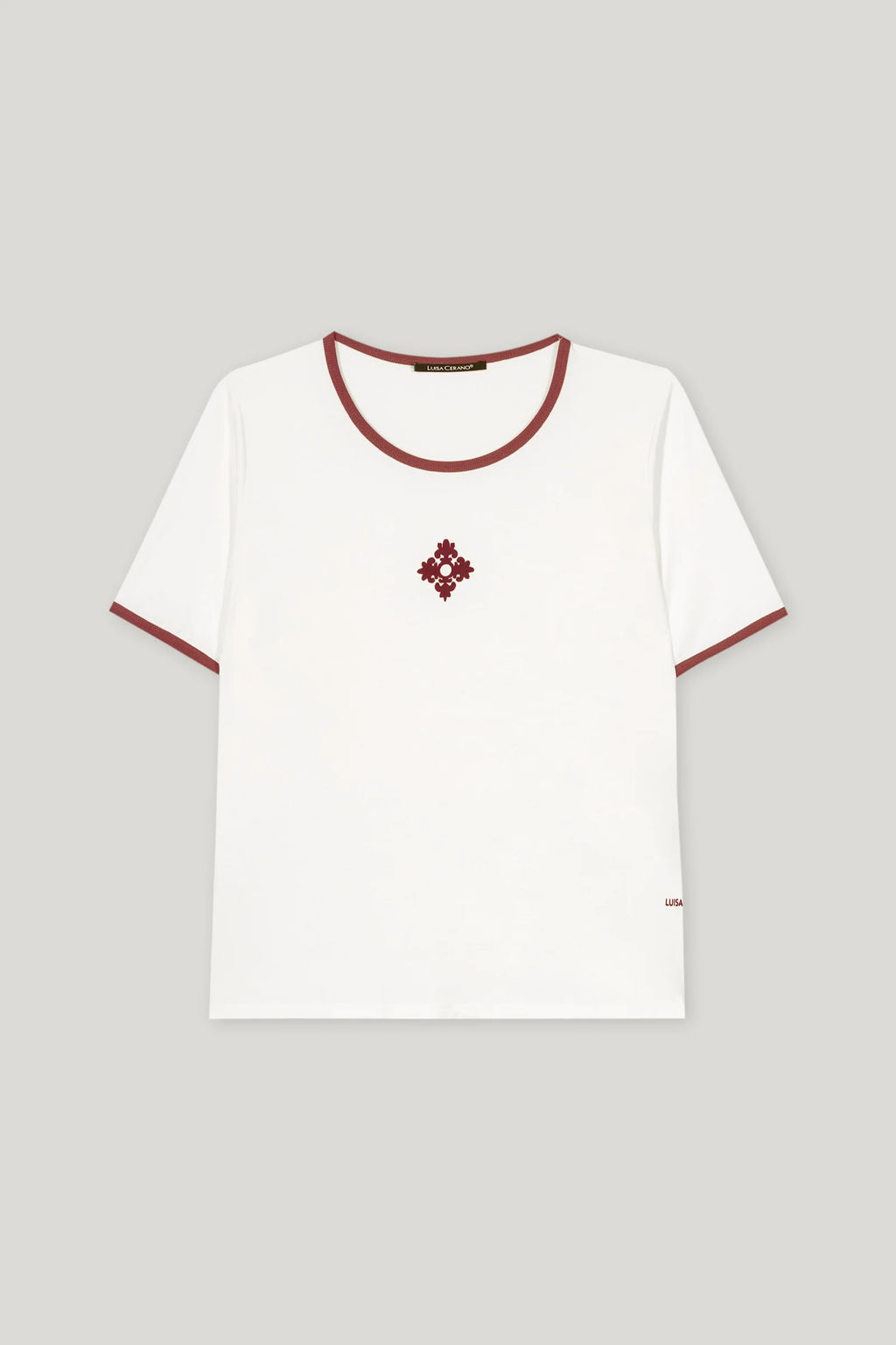 Тениска с Принт Мотив -Luisa Cerano