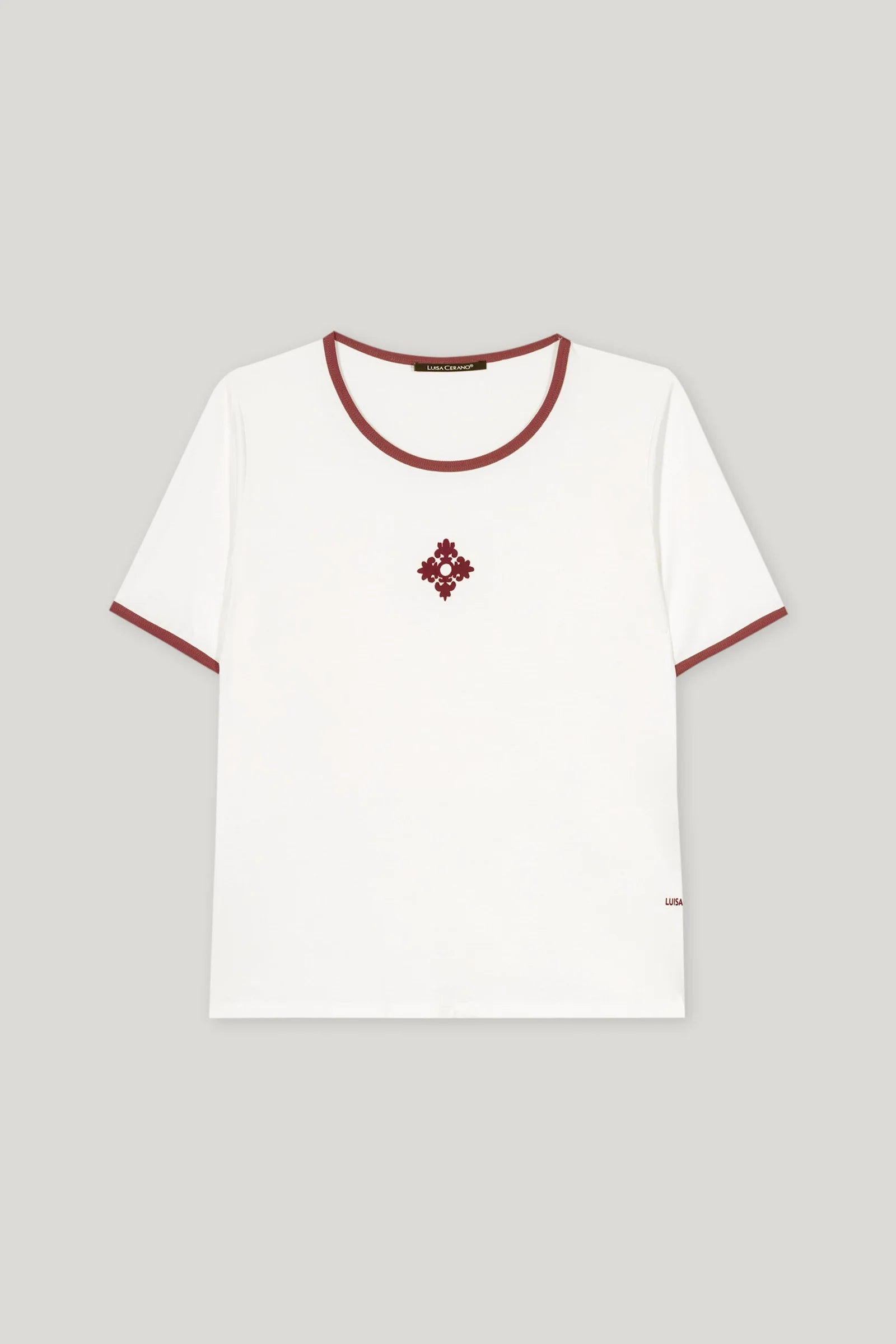 Тениска с Принт Мотив -Luisa Cerano
