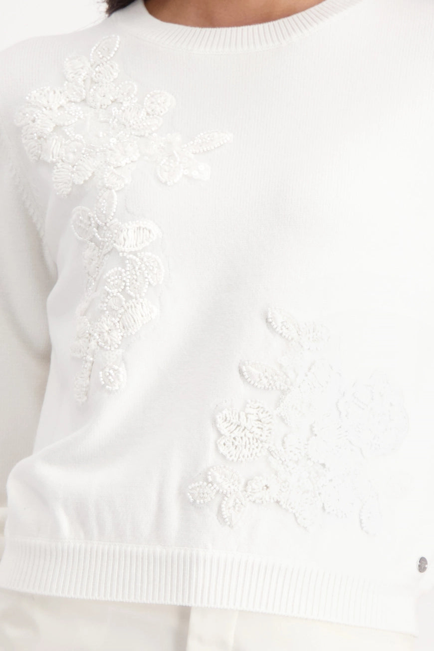 Пуловер с Декоративна Апликация - Monari