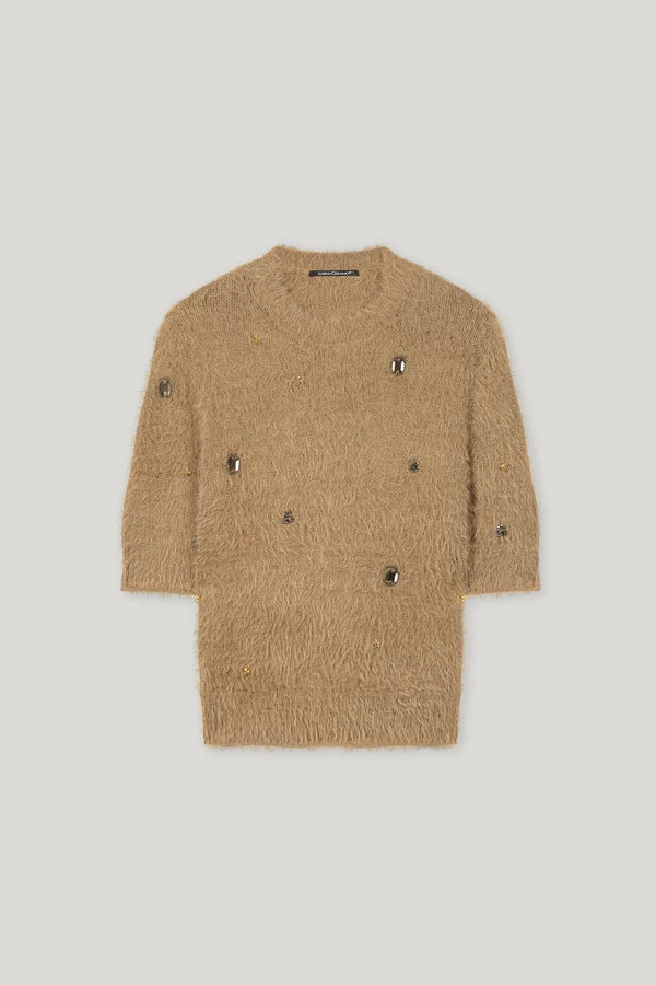 Пуловер с къс ръкав - Luisa Cerano