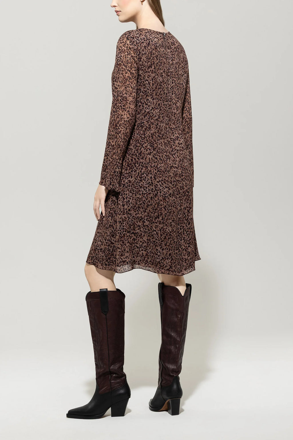 Рокля с Фин Животински Десен - Luisa Cerano