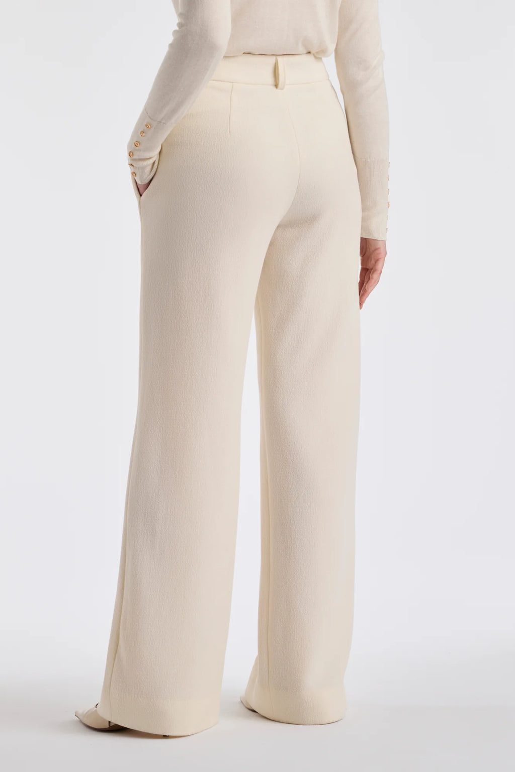 Елегантни панталони в екрю - Weill